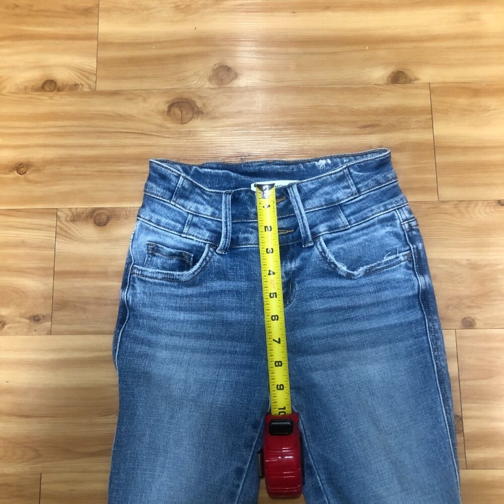 Flying Monkey Jeans Womens 23 Blue Skinny - Picture 4 of 7